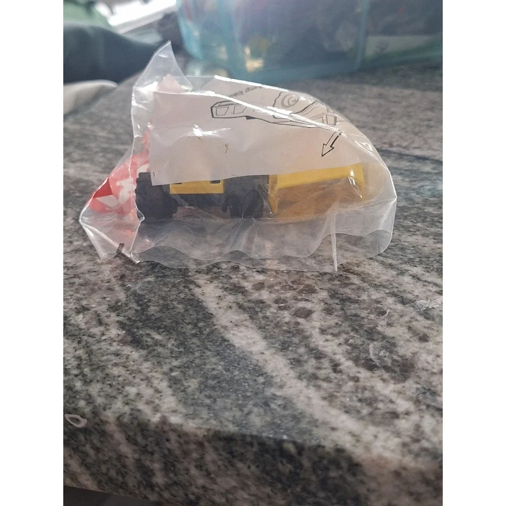 McDonalds Tonka Dump Truck Toy Vintage 90s Happy Meal Sealed Yellow Plastic 1992
